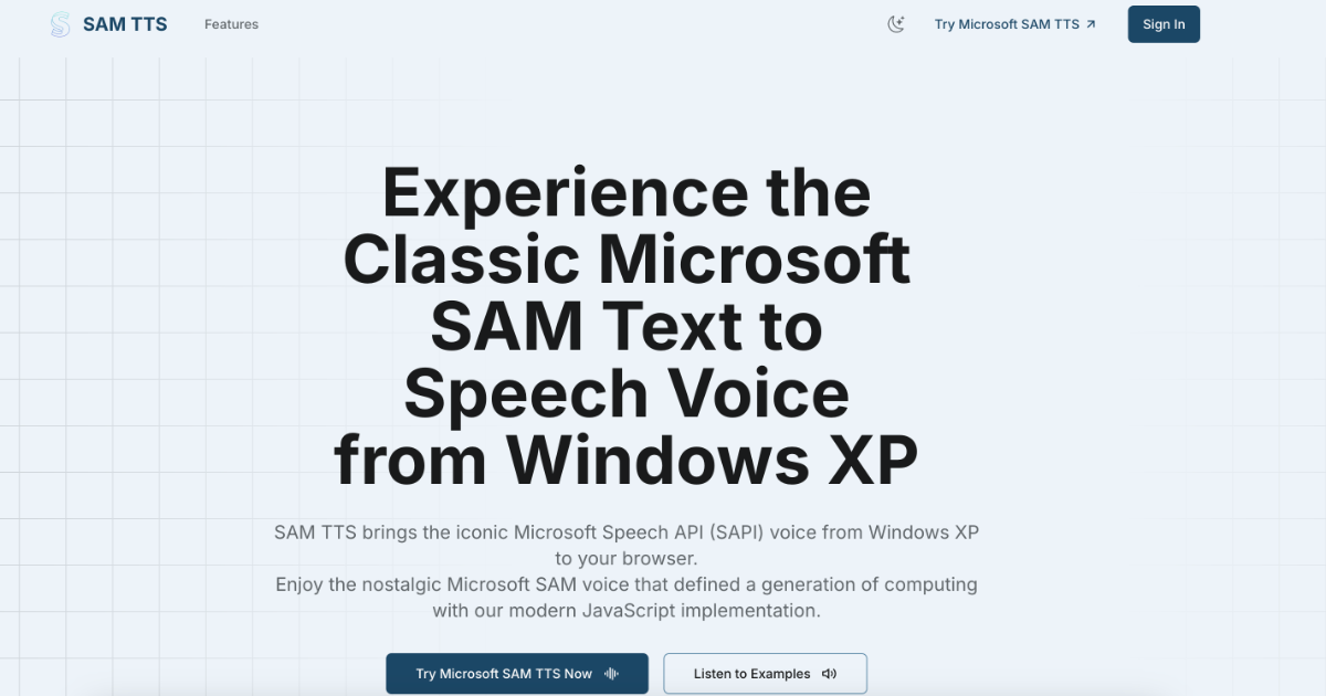 SAM TTS image number 01