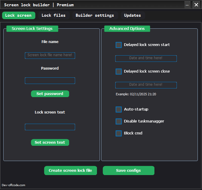 Screen lock builder for windows image number 21