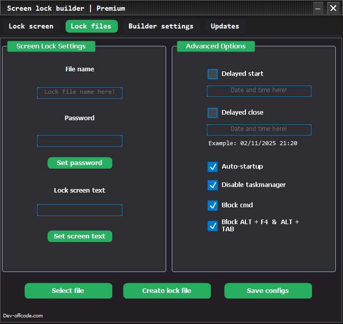 Screen lock builder for windows image number 31