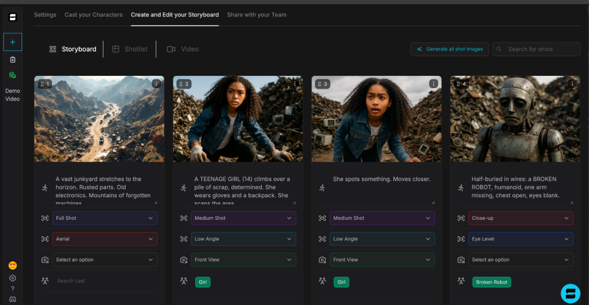 Shai - AI Storyboard Generator image number 11