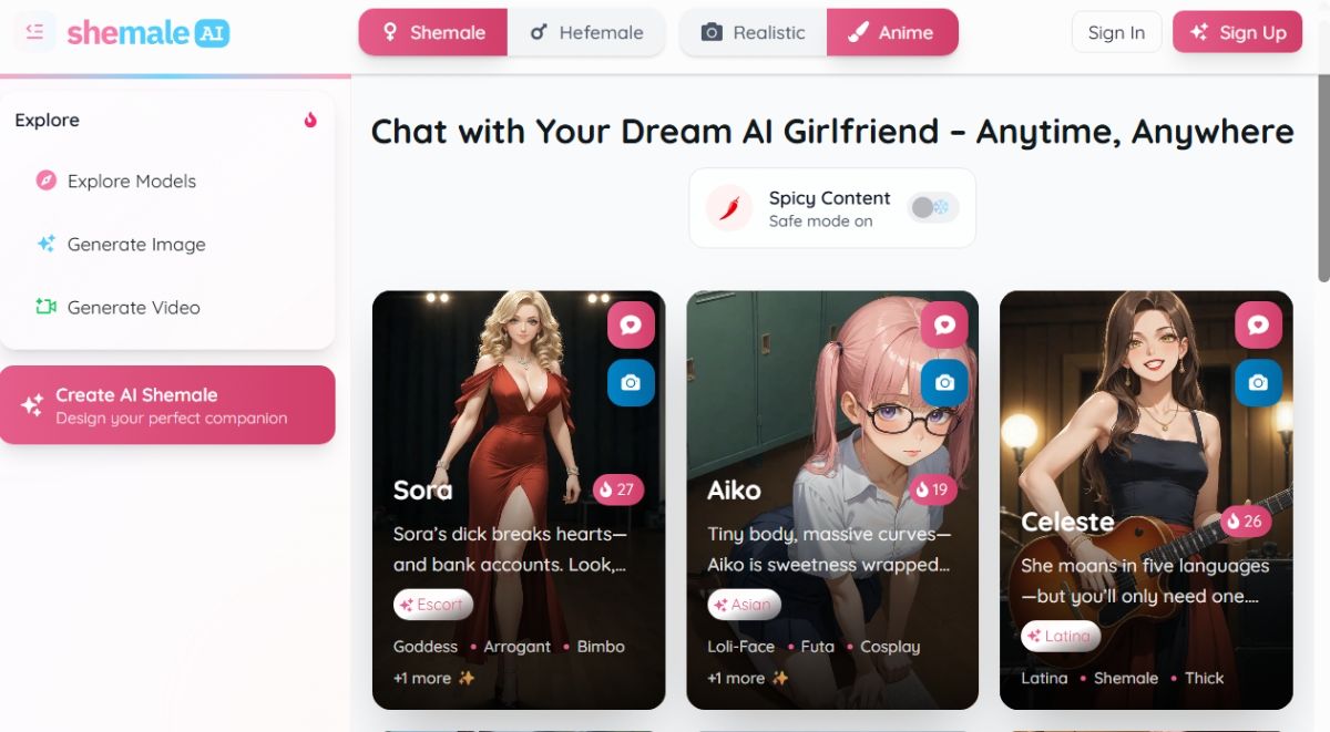 Shemale AI product image
