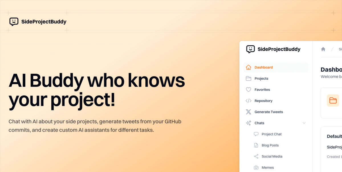 SideProjectBuddy product image