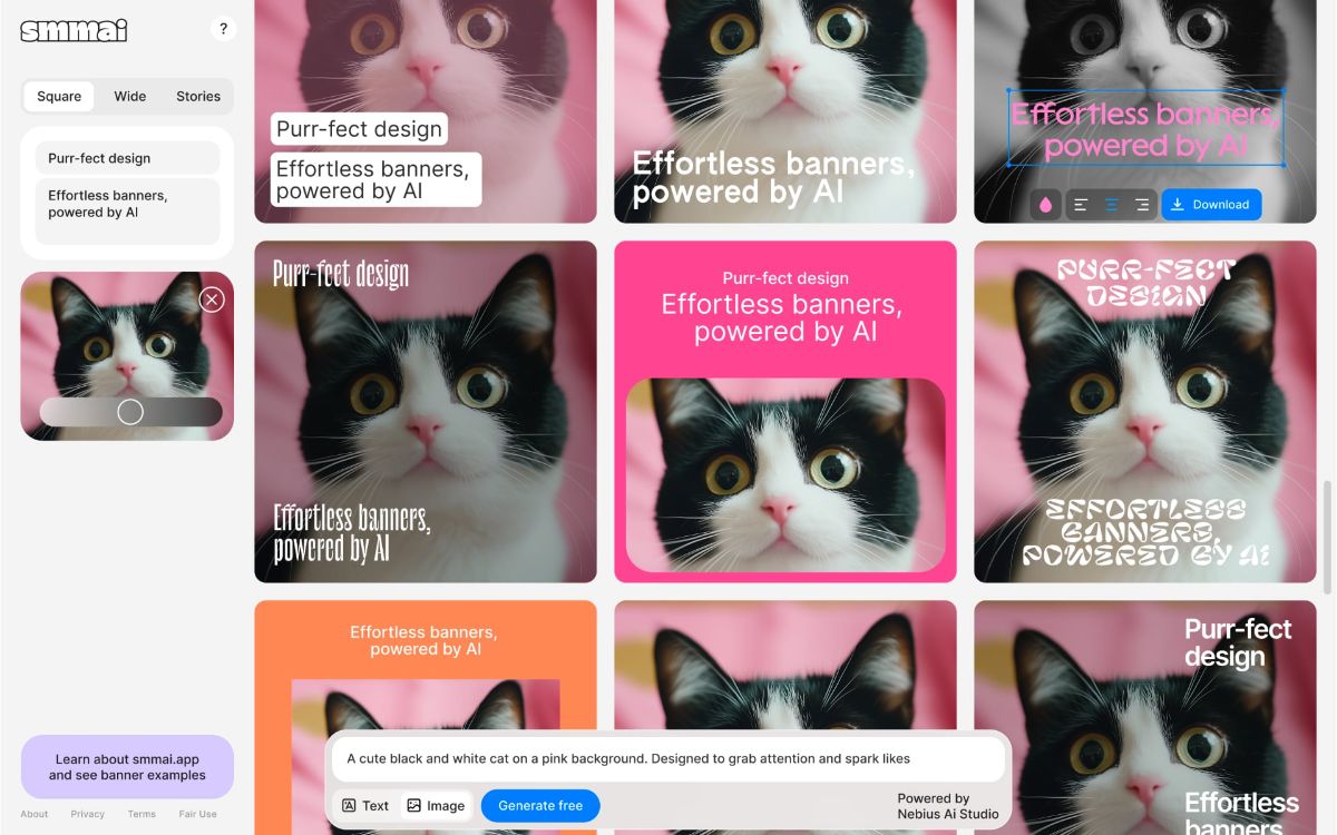 SMMAI — AI Banner Maker image number 01