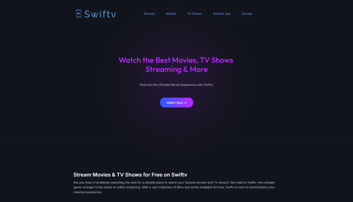 Swiftv product image