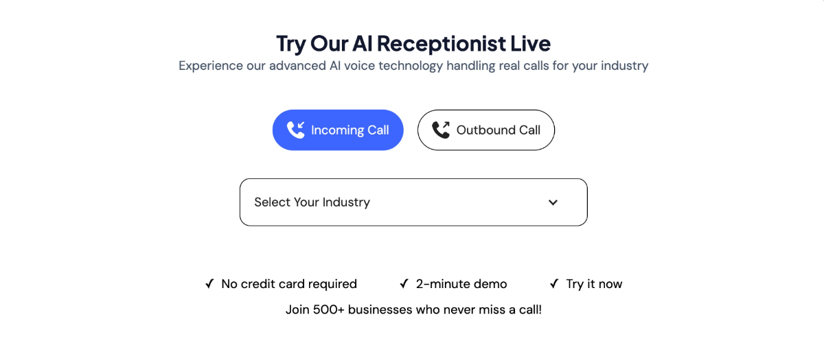 The AI Receptionist Agency product image