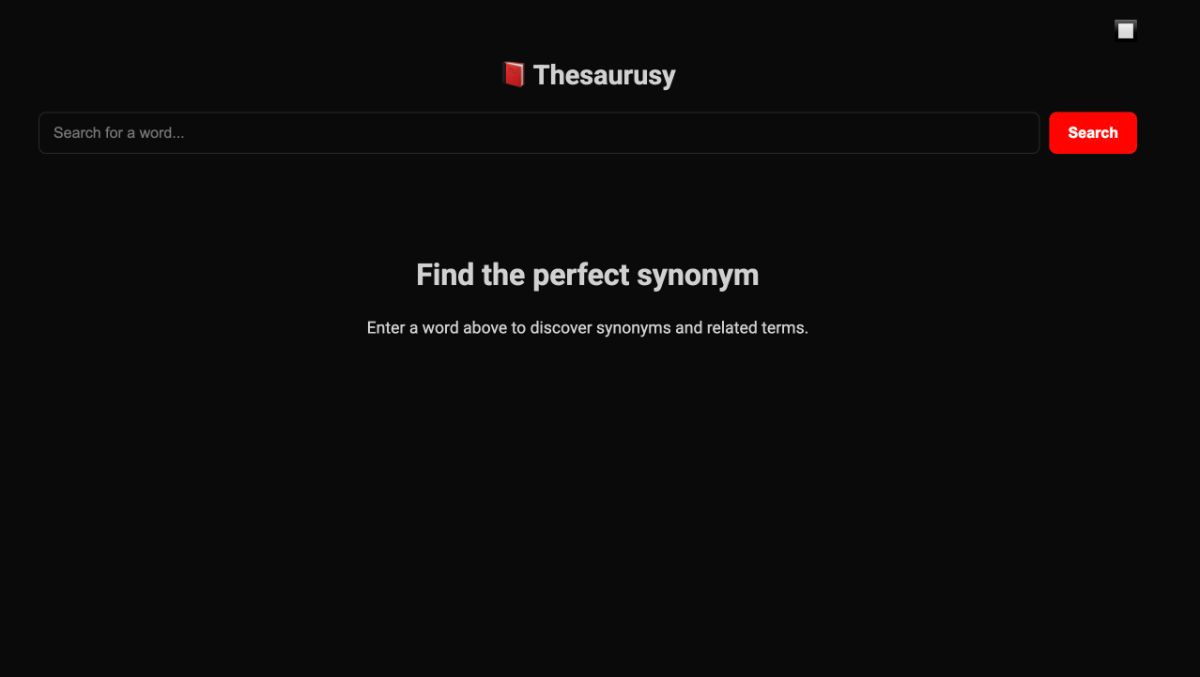Thesaurusy product image