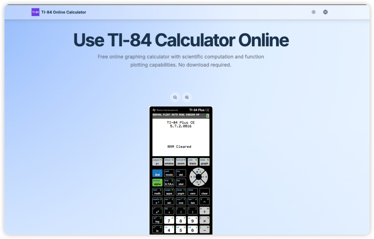 Ti-84-calculator product image