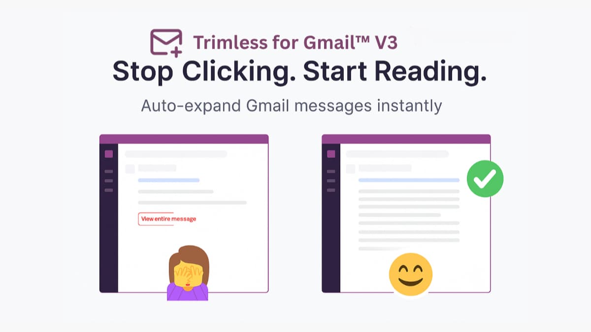 Trimless for Gmail V3 image number 01