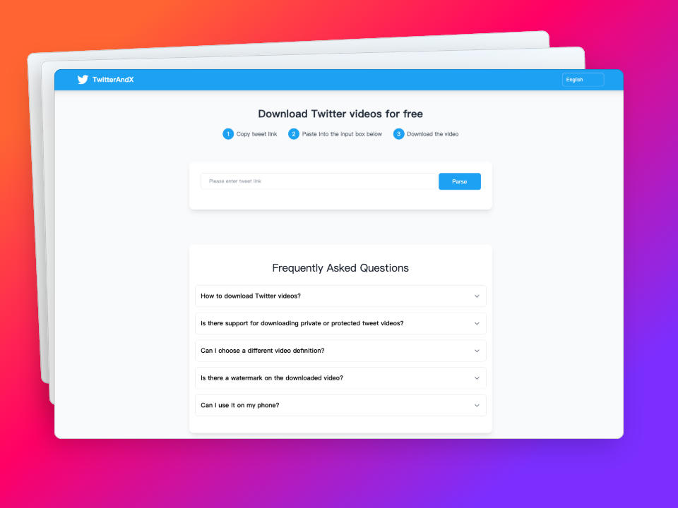 Twitter Video Downloader product image