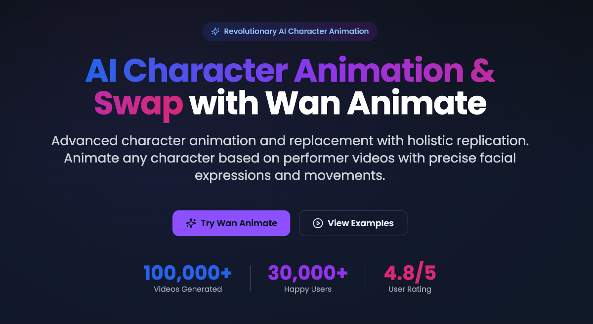 Wan Animate product image