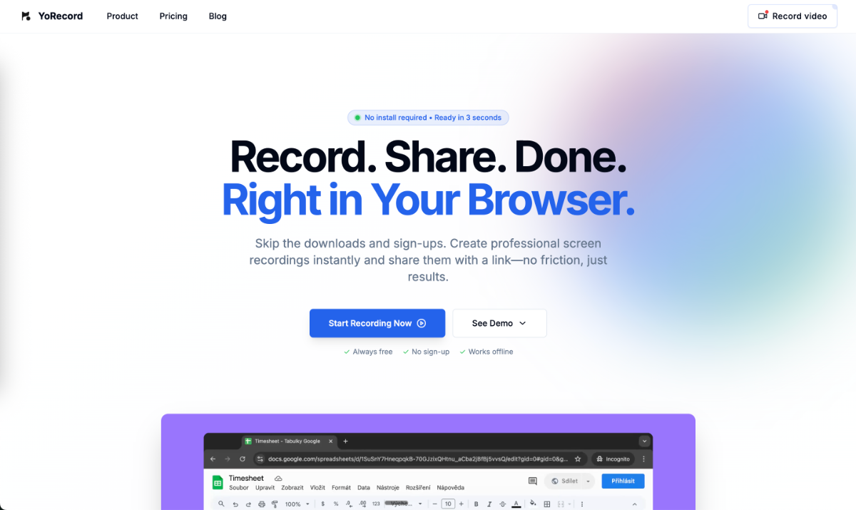YoRecord image number 01