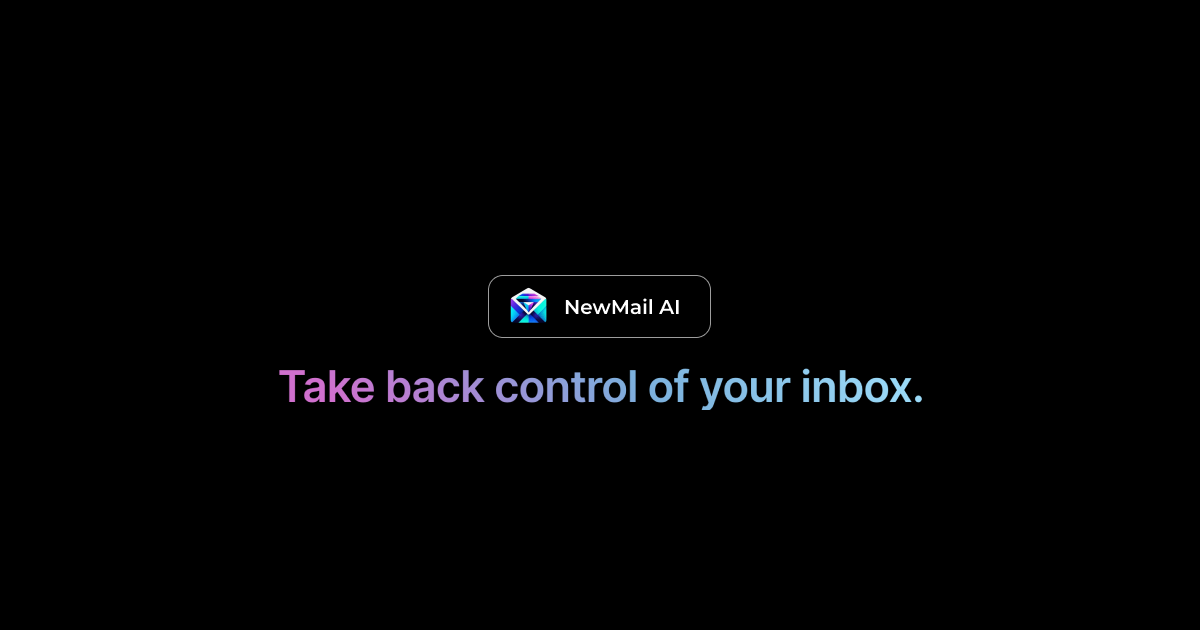 NewMail AI product image