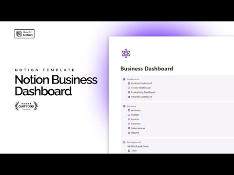 Business Dashboard Notion Template image number 11