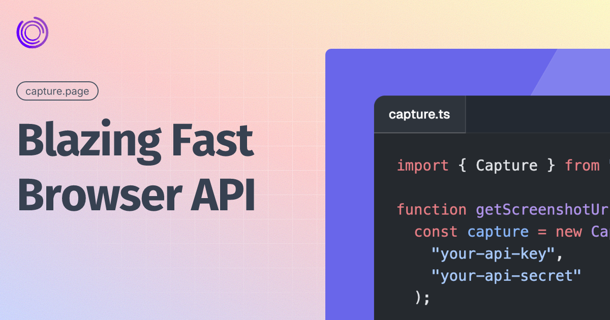 Capture product image