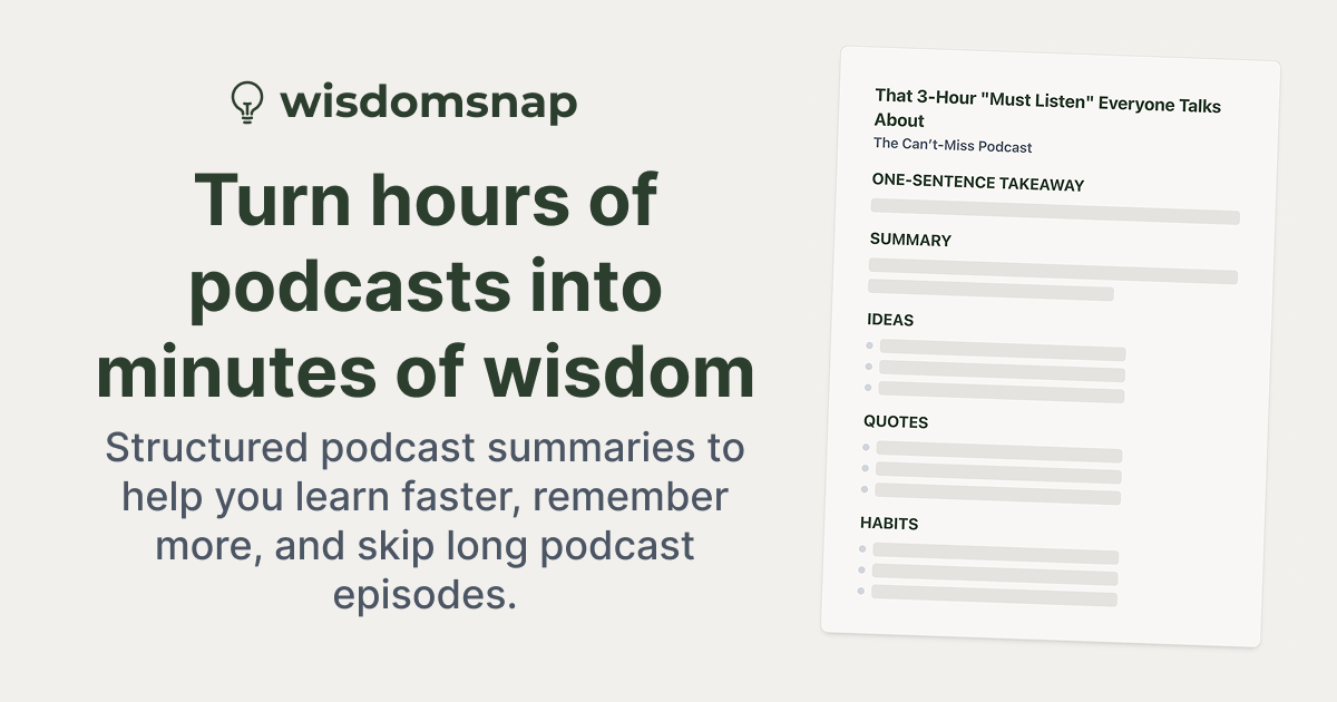 WisdomSnap product image