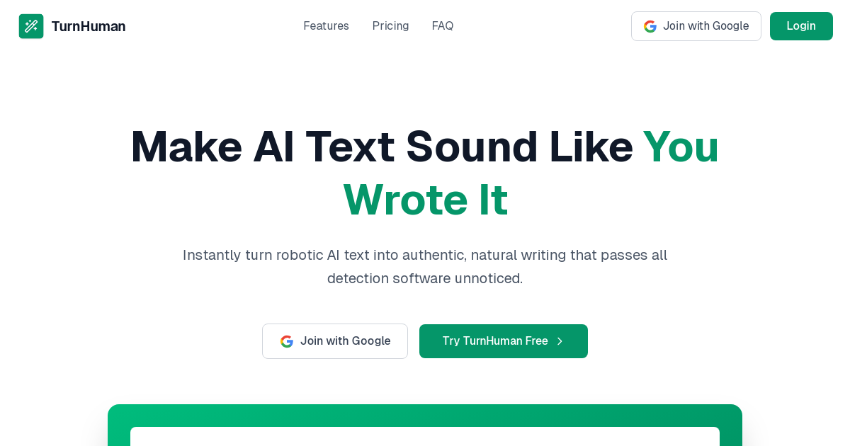 TurnHuman product image