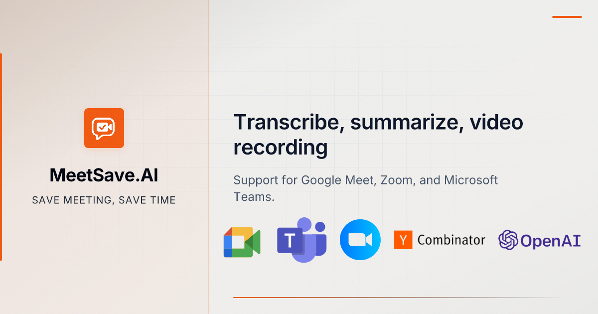MeetSave AI image number 01
