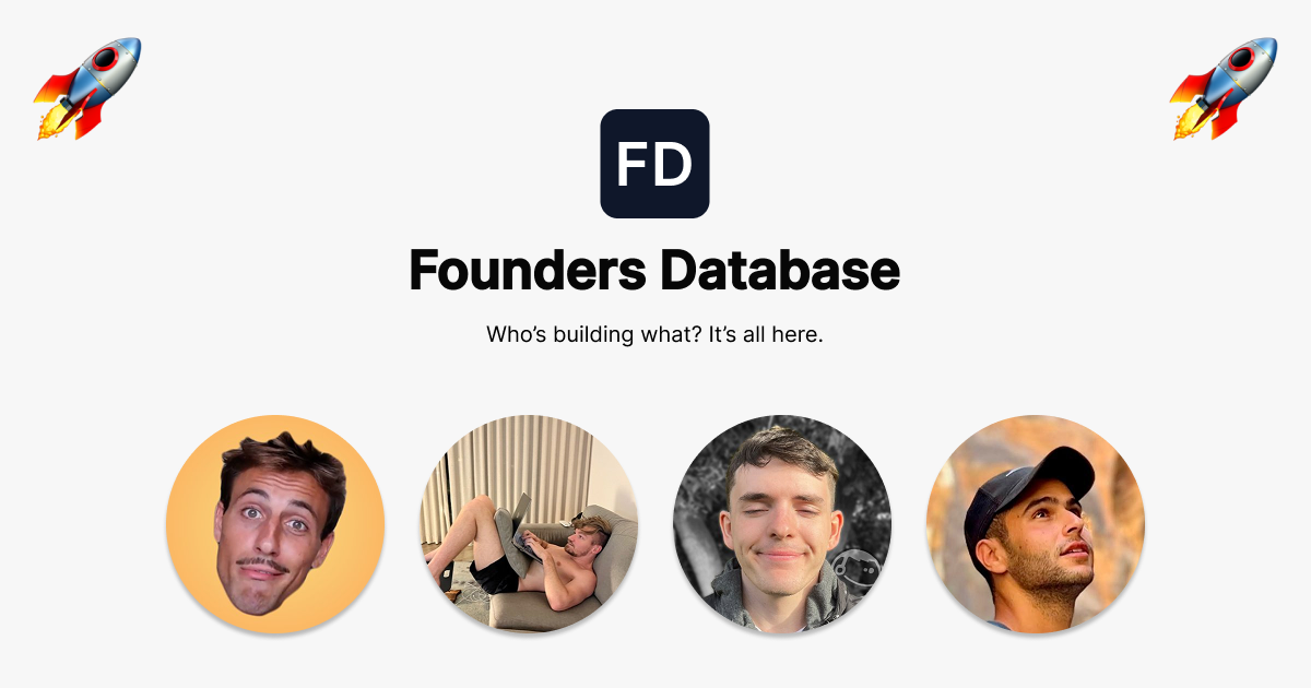 FoundersDatabase product image
