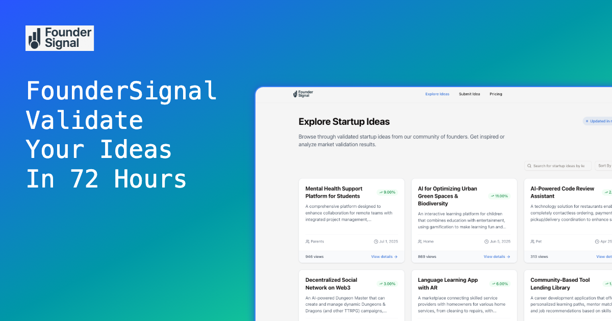 FounderSignal image number 11