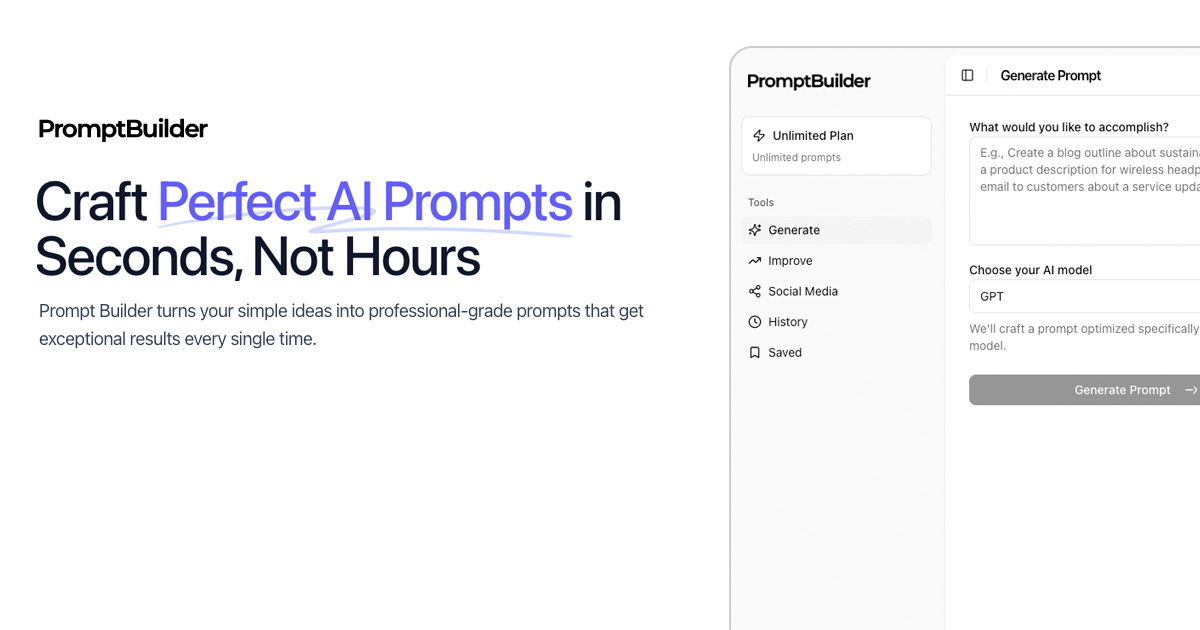 Prompt Builder product image