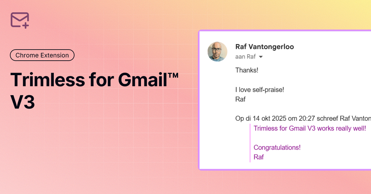 Trimless for Gmail V3 image number 11