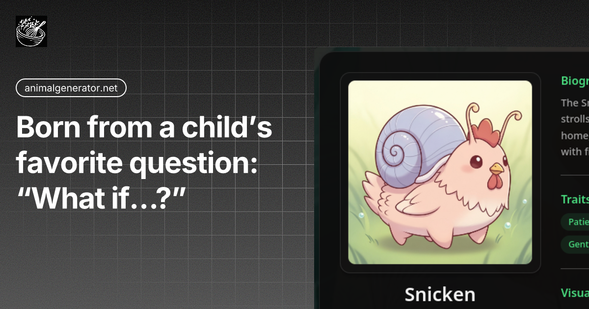 Magic Animal Generator product image